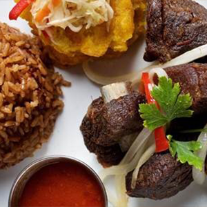 Kabrit Fri (Fried Goat)